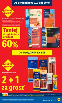 Lidl - gazetka promocyjna Od środy od środy 29.04 do soboty 02.05 - strona 5