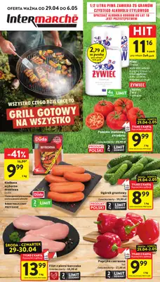 Intermarche - gazetka promocyjna Gazetka od środy 29.04 do środy 06.05
