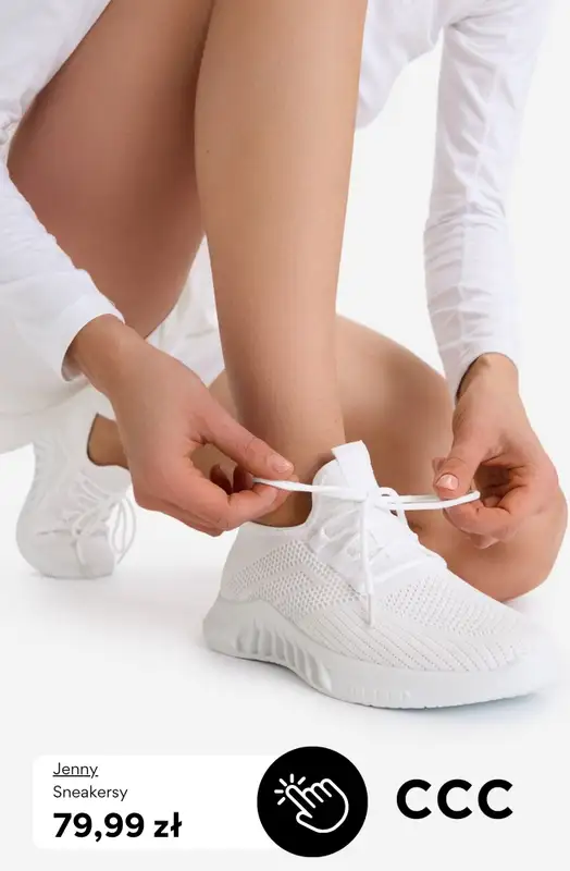 CCC - gazetka promocyjna BIAŁE SNEAKERSY dla niej od środy 29.04  - strona 4