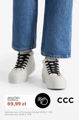 CCC - gazetka promocyjna BIAŁE SNEAKERSY dla niej od środy 29.04  - strona 2