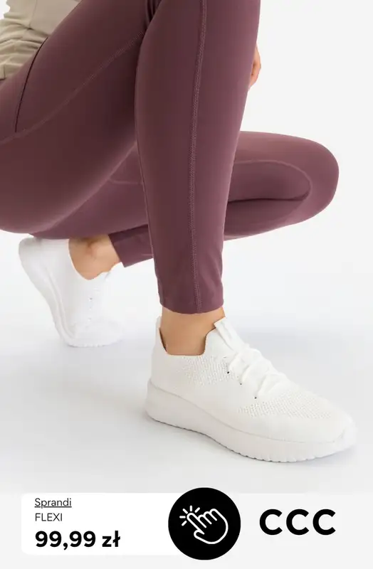 CCC - gazetka promocyjna BIAŁE SNEAKERSY dla niej od środy 29.04  - strona 10