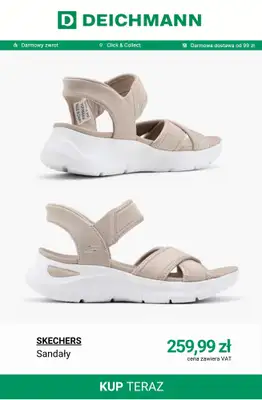 Deichmann - gazetka promocyjna Sandały damskie płaskie od wtorku 28.04  - strona 14