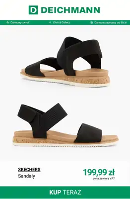 Deichmann - gazetka promocyjna Sandały damskie płaskie od wtorku 28.04  - strona 13