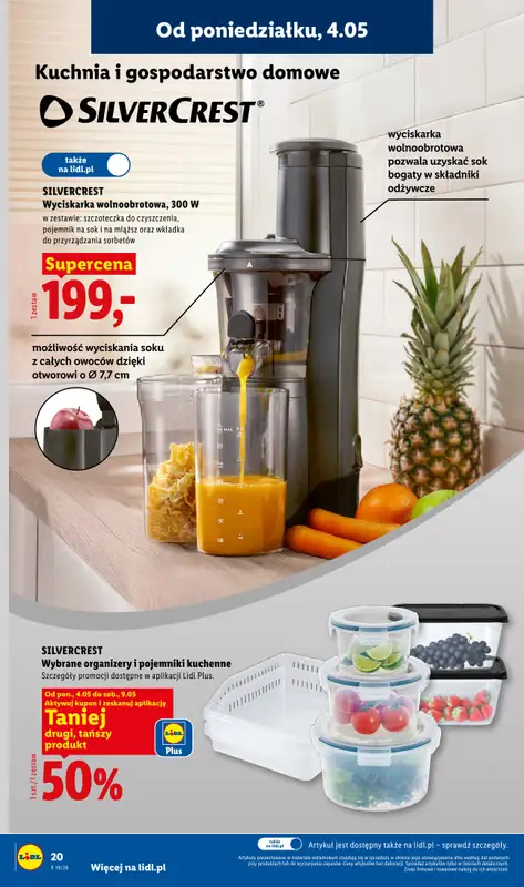 Lidl - gazetka promocyjna Katalog od poniedziałku 04.05 do soboty 09.05 - strona 20