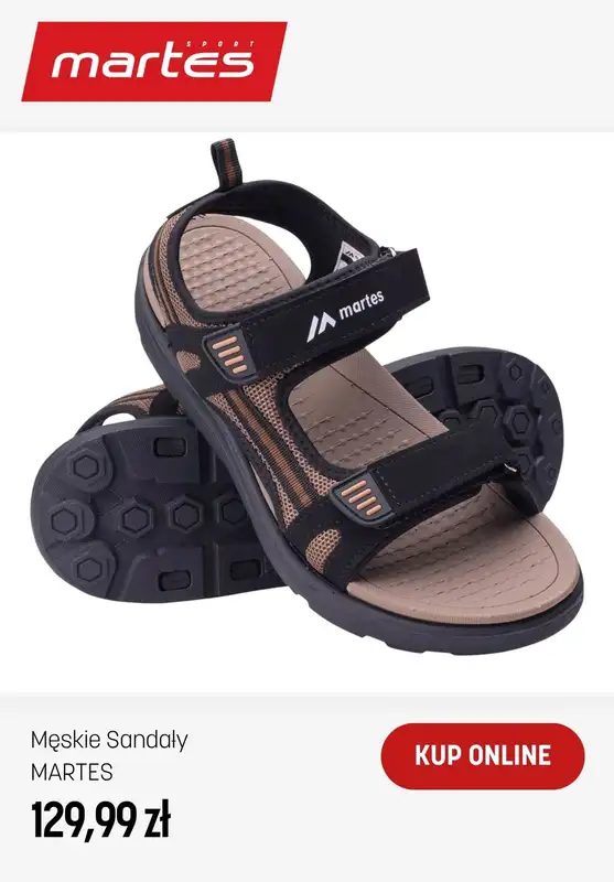 Martes Sport - gazetka promocyjna Sandały dla całej rodziny od 79,99 zł od wtorku 28.04  - strona 7