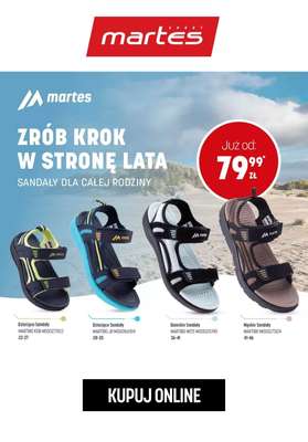 Martes Sport - gazetka promocyjna Sandały dla całej rodziny od 79,99 zł od wtorku 28.04 