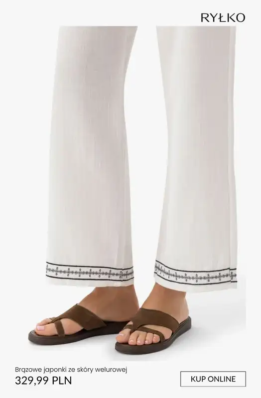 Ryłko - gazetka promocyjna Klapki dla niej od środy 29.04  - strona 6