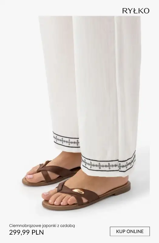 Ryłko - gazetka promocyjna Klapki dla niej od środy 29.04  - strona 8