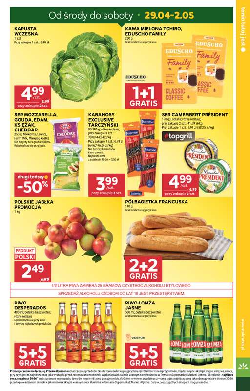 Stokrotka - gazetka promocyjna Gazetka Supermarket od środy 29.04 do środy 06.05 - strona 3