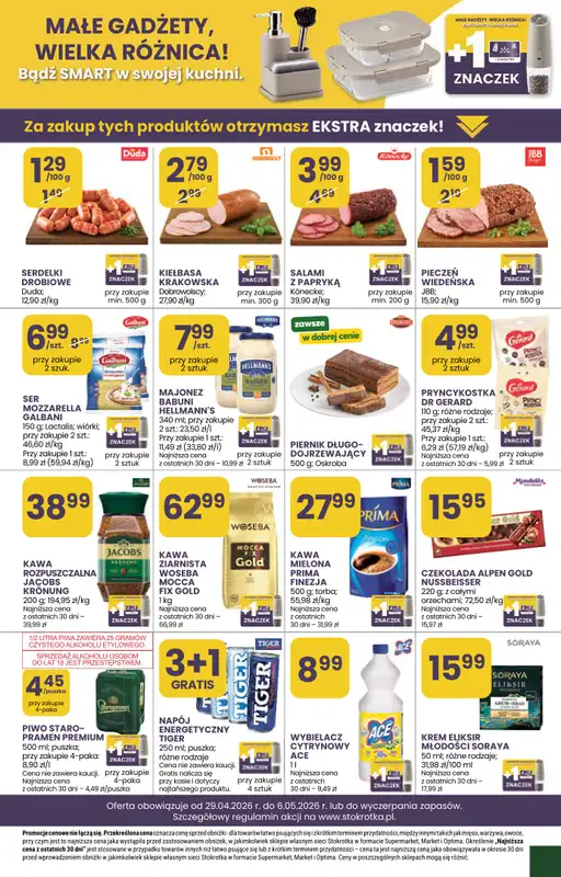 Stokrotka - gazetka promocyjna Gazetka Supermarket od środy 29.04 do środy 06.05 - strona 8