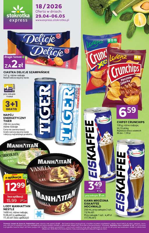 Stokrotka - gazetka promocyjna Gazetka Express od środy 29.04 do środy 06.05