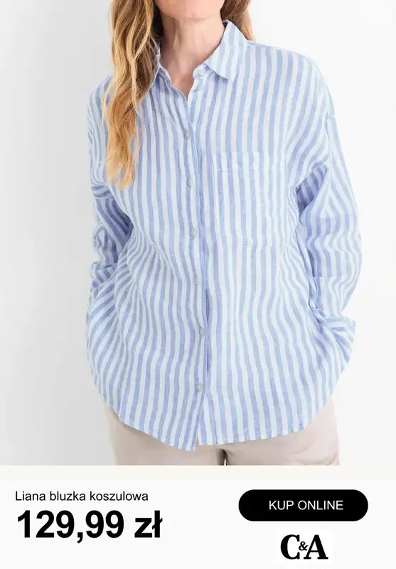 C&A - gazetka promocyjna Przewiewny len - odzież damska od wtorku 28.04  - strona 4