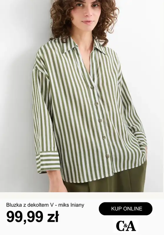 C&A - gazetka promocyjna Przewiewny len - odzież damska od wtorku 28.04  - strona 2