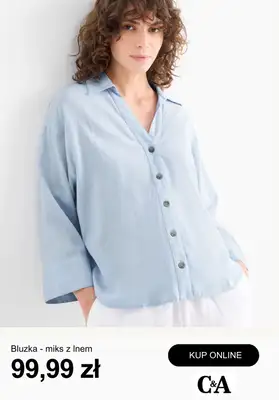 C&A - gazetka promocyjna Przewiewny len - odzież damska od wtorku 28.04  - strona 5