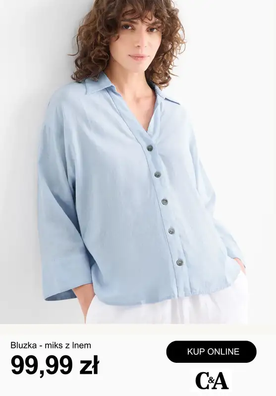 C&A - gazetka promocyjna Przewiewny len - odzież damska od wtorku 28.04  - strona 5