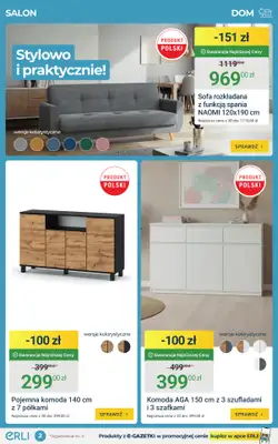 ERLI - gazetka promocyjna Urządzaj dom z najlepszymi okazjami na ERLI! od czwartku 30.04 do niedzieli 03.05 - strona 2