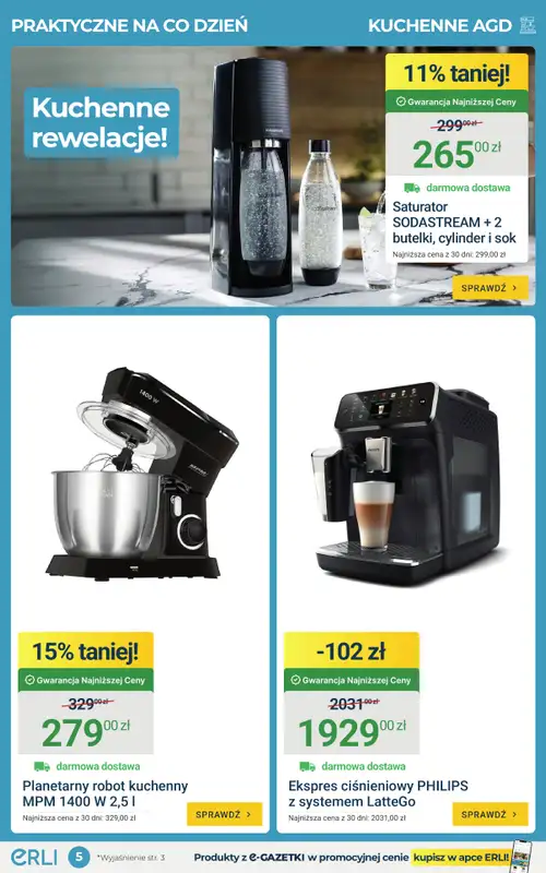 ERLI - gazetka promocyjna Urządzaj dom z najlepszymi okazjami na ERLI! od czwartku 30.04 do niedzieli 03.05 - strona 5