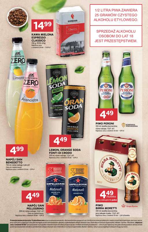 Stokrotka - gazetka promocyjna Włochy od kuchni od piątku 17.04 do środy 06.05 - strona 7