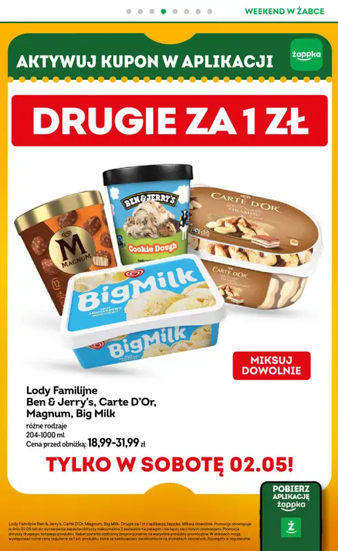 Żabka - gazetka promocyjna Gazetka weekendowa od czwartku 30.04 do niedzieli 03.05 - strona 5