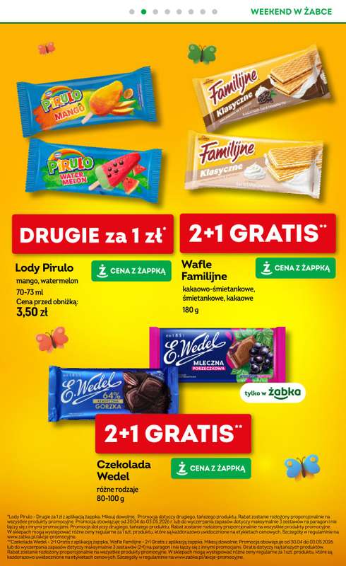 Żabka - gazetka promocyjna Gazetka weekendowa  do niedzieli 03.05 - strona 3