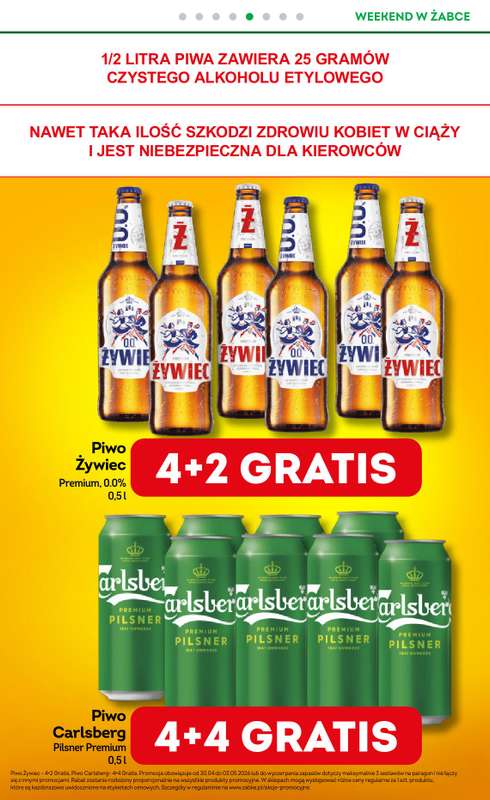 Żabka - gazetka promocyjna Gazetka weekendowa  do niedzieli 03.05 - strona 6