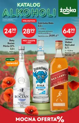 Żabka - gazetka promocyjna Katalog alkoholi od środy 29.04 do wtorku 12.05