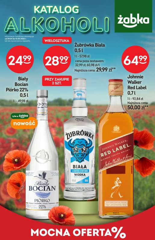 Żabka - gazetka promocyjna Katalog alkoholi od środy 29.04 do wtorku 12.05