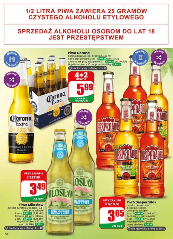 Dino - gazetka promocyjna Gazetka 18 / 2026 od środy 29.04 do wtorku 05.05 - strona 56