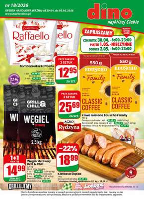Dino - gazetka promocyjna Gazetka 18 / 2026 od środy 29.04 do wtorku 05.05