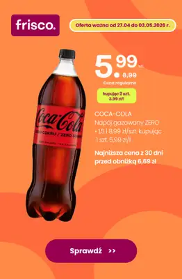 Frisco - gazetka promocyjna Przygotuj się na Majówkę z nami! od środy 29.04 do niedzieli 03.05 - strona 7