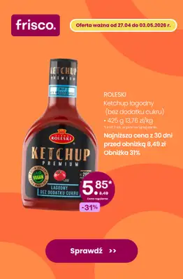 Frisco - gazetka promocyjna Przygotuj się na Majówkę z nami! od środy 29.04 do niedzieli 03.05 - strona 3