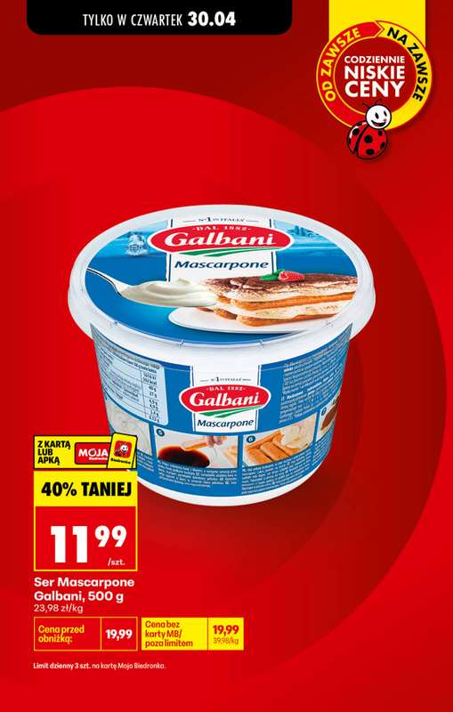 Biedronka - gazetka promocyjna Od środy, Z ladą tradycyjną od środy 29.04 do środy 06.05 - strona 26