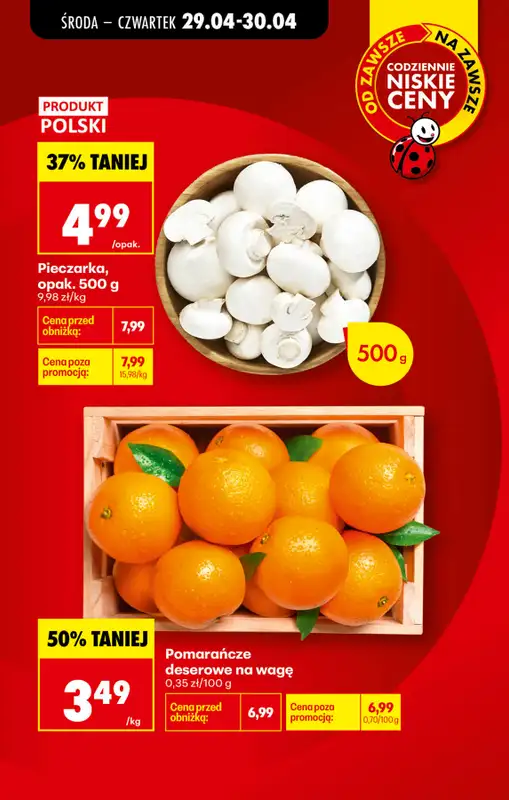Biedronka - gazetka promocyjna Od środy, Z ladą tradycyjną od środy 29.04 do środy 06.05 - strona 32