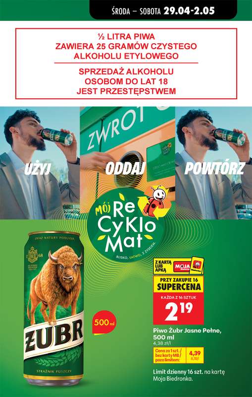Biedronka - gazetka promocyjna Od środy, Z ladą tradycyjną od środy 29.04 do środy 06.05 - strona 3