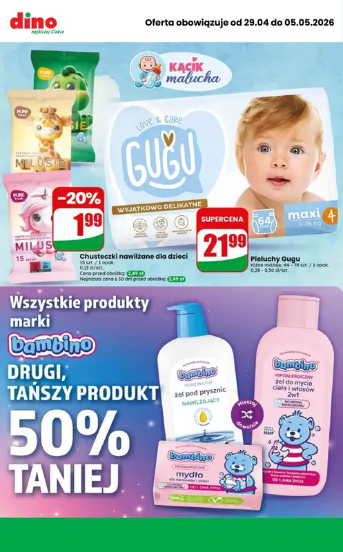 Dino - gazetka promocyjna Najlepsze promocje! od środy 29.04 do wtorku 05.05 - strona 8