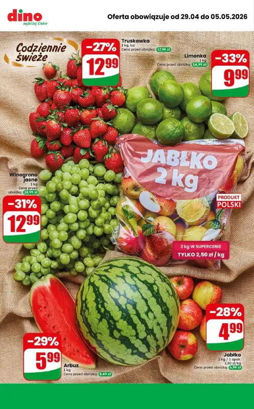 Dino - gazetka promocyjna Najlepsze promocje! od środy 29.04 do wtorku 05.05 - strona 9