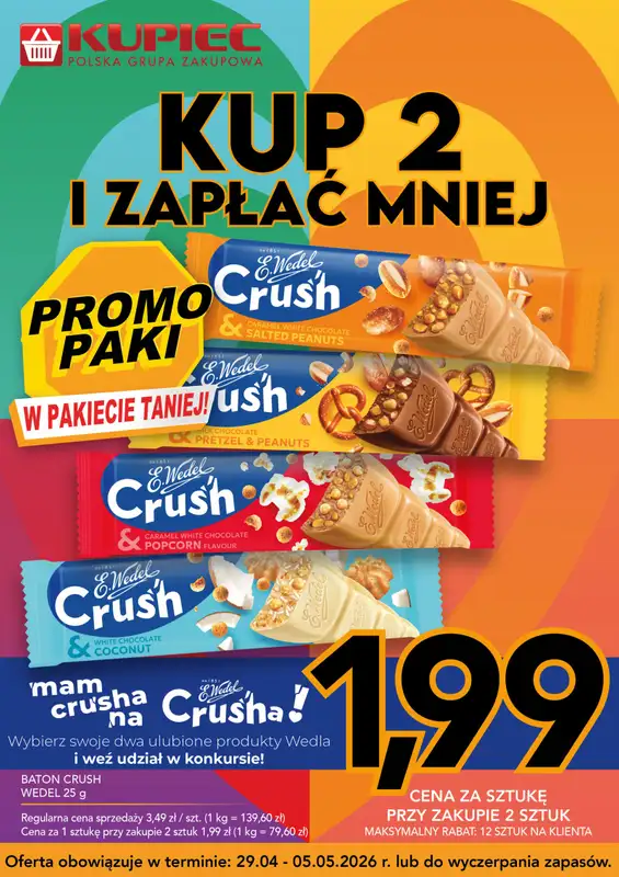 Kupiec - gazetka promocyjna Promopaki od środy 29.04 do wtorku 05.05 - strona 9