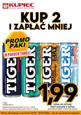 Kupiec - gazetka promocyjna Promopaki od środy 29.04 do wtorku 05.05 - strona 8