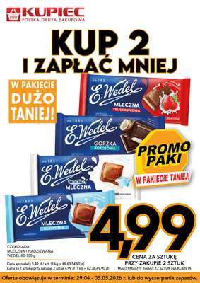 Kupiec - gazetka promocyjna Promopaki od środy 29.04 do wtorku 05.05 - strona 10