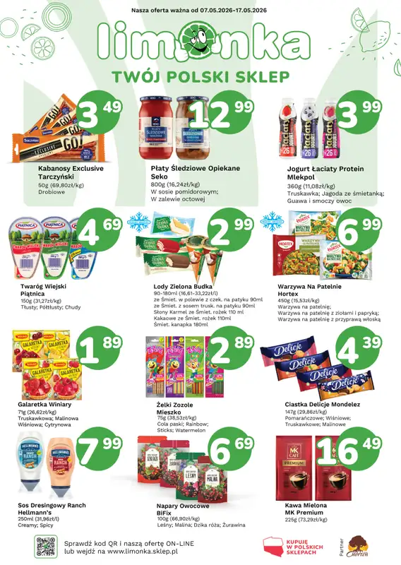 Limonka - gazetka promocyjna Plakaty promocyjne od czwartku 07.05 do niedzieli 17.05 - strona 2
