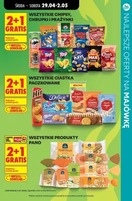 Majówka - gazetka promocyjna Najlepsze oferty na NAPOJE I PRZEKĄSKI! od środy 29.04 do soboty 02.05 - strona 3