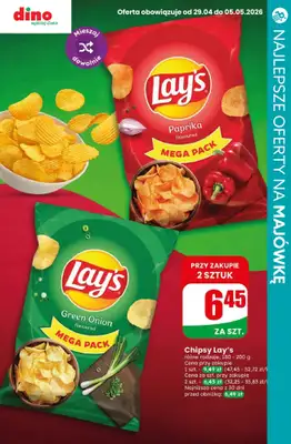 Majówka - gazetka promocyjna Najlepsze oferty na NAPOJE I PRZEKĄSKI! od środy 29.04 do soboty 02.05 - strona 6