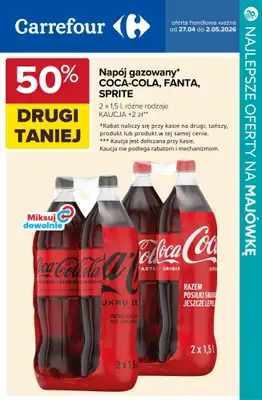 Majówka - gazetka promocyjna Najlepsze oferty na NAPOJE I PRZEKĄSKI! od środy 29.04 do soboty 02.05 - strona 11