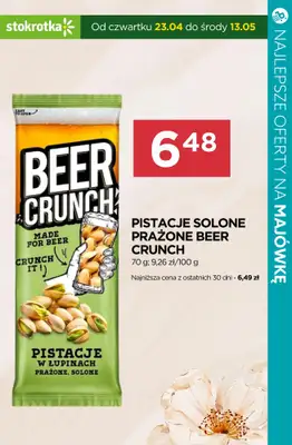 Majówka - gazetka promocyjna Najlepsze oferty na NAPOJE I PRZEKĄSKI! od środy 29.04 do soboty 02.05 - strona 4