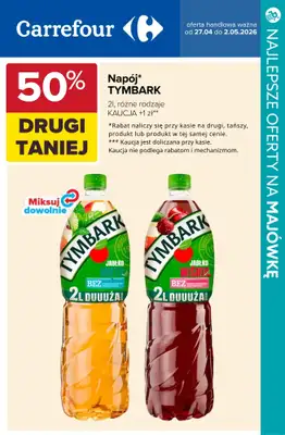 Majówka - gazetka promocyjna Najlepsze oferty na NAPOJE I PRZEKĄSKI! od środy 29.04 do soboty 02.05 - strona 7