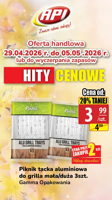 API Market - gazetka promocyjna Plakaty promocyjne od środy 29.04 do wtorku 05.05 - strona 15