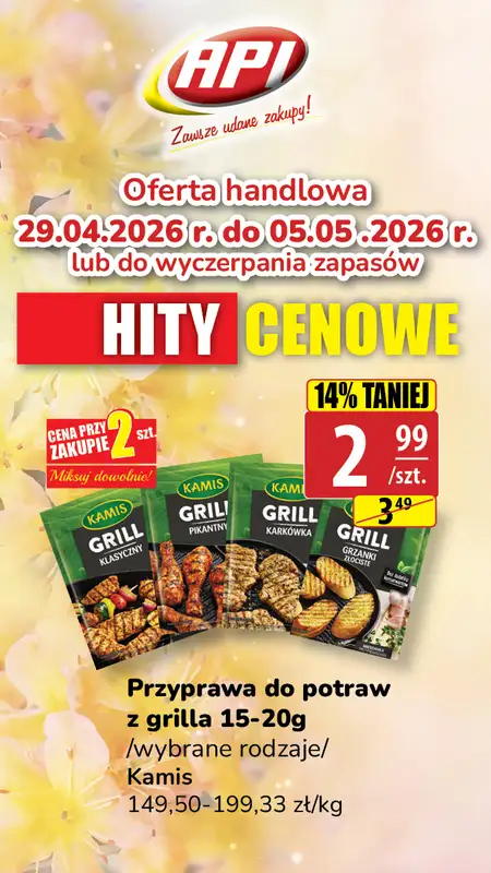API Market - gazetka promocyjna Plakaty promocyjne od środy 29.04 do wtorku 05.05 - strona 12