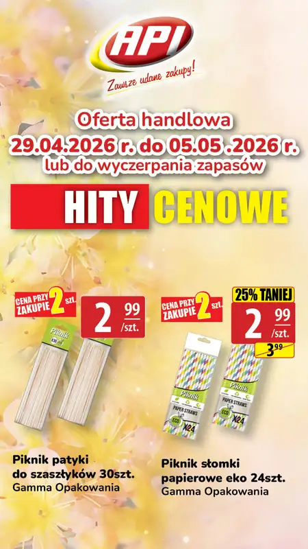 API Market - gazetka promocyjna Plakaty promocyjne od środy 29.04 do wtorku 05.05 - strona 19