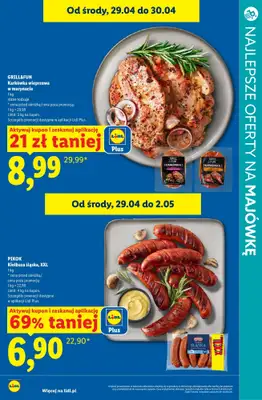 Majówka - gazetka promocyjna Najlepsze oferty na GRILLA! od środy 29.04 do soboty 02.05 - strona 19