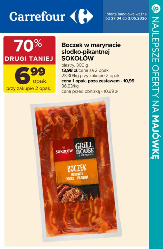 Majówka - gazetka promocyjna Najlepsze oferty na GRILLA! od środy 29.04 do soboty 02.05 - strona 9